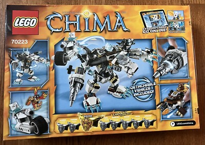 LEGO LEGENDS OF CHIMA: Icebite's Claw Driller (70223) - New in