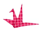 Origami with a tracking number origami crane