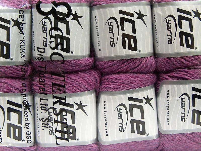 8-Skein Lot Alpaca Light Yarn light 8x50g pink Light Lilac - Image 4 of 4