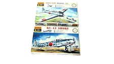 2 New Factory Sealed Bachmann-Fujimi 1/72 Vintage WW-2 Zero-Zen & Tojo Fighters