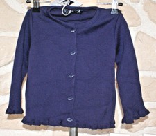 Cardigan avec laine violet neuf taille 2 ans Royal Mer Bretagne étiqueté 79€ 