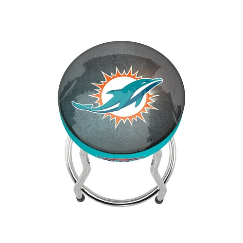 NFL Team Logo Bar Stool Adjustable Swivel Seat High Back Chair Blitz Football - Picture 109 of 247