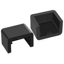 Two Black Rubber Bumper Hood Rest Bushings for Peterbilt 379 2000-2007