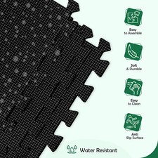 Thick  Heavy Duty Gym Flooring Interlocking Floor Mat EVA Soft Foam & Yoga Tiles