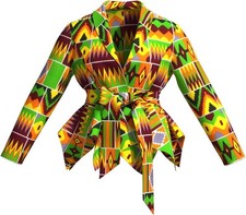 African Shirt for Women Dashiki Clothing Blouse Printing Ankara Jackets Attire