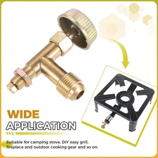 BBQ Propane Gas Inlet Range Casting Stove High Pressure Needle Control Valve