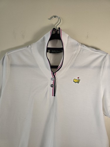 100% Peruvian Pima Cotton Womens Golf Polo Shirt By Bobby Jones Preloved  - Picture 3 of 5