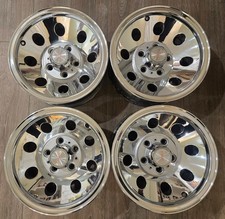 Set 15 Vintage 1973-1987 Chevy C10 High Polished Oem Rally Wheels Rims 5x5 3319