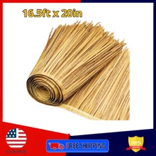 16.5ftx20inc Thatch Roofing Mexican Tiki Hut Grass Skirting Roof Artificial Palm