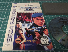 Street Fighter: The Movie (Sega Saturn, 1995) - Acclaim - Tested/Working - CIB!