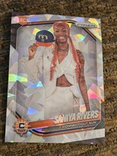 2025 Panini Prizm WNBA Cracked Ice True Rookie & Variation - Saniya Rivers (RC)