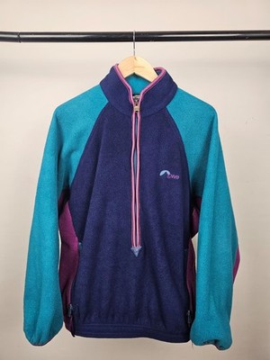 Lowe Alpine Vintage 90s Pullover 3/4 Zip Smock Style Fleece Jumper - M/Medium