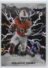2025 Leaf Eclectic Signature Series Flash Black Crystals 1/1 Malachi Toney