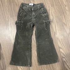 Vintage Baby Gap Size 4tBell-Bottom Jeans Soft Flare Leg Y2K 2004 Green
