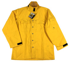 Wildland True North Firefighting Brush Shirt Men M Yellow Aramid Flame Resistant