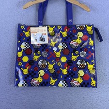 Pokemon Tote Bag Japan Exclusive Souvenir Carry On Pikachu Print AOP Shopping