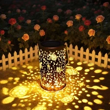 Sea Turtle Solar Lanterns Outdoor Waterproof Garden Decor Hanging Solar Light...