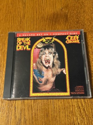 Ozzy Osbourne Speak Of The Devil Live CD Original 1982 Jet Pressing Brad Gillis