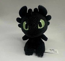 Toothless How To Train Your Dragon Spin Master Mini Plush Glitter Shimmer 4”