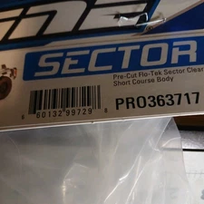 Pro-Line Racing Pre-Cut Flo-Tek Sector Clear Short Course Body PRO363717