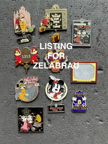 ANGEBOT FÜR ZELABRAU - Disney Pin Set - Tower Of Terror