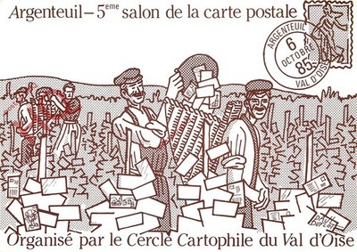 Ansichtskarte__Argenreuil Franch Postkartenmesse 1985, Val D'Oise