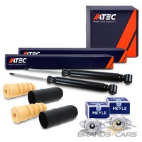 Atec 2X StoßDÄMpfer +Meyle Domlager +PROTECTION-KIT Hinten FÜR Audi A4 B6 B7 8E