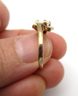 Vintage 10K Yellow Gold Opal Solitaire Ring Size 5.5 1.8 Gr [R381] — photo 6