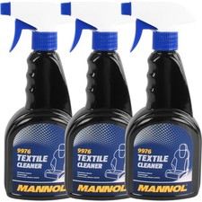 3x500ml MANNOL TEXTILE CLEANER SITZ&POLSTER REINIGER TEPPICH FUßMATTEN REINIGUNG