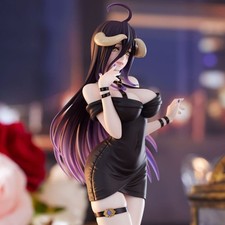 24cm Overlord Albedo Little Black Dress Ver PVC Anime Figure Collectible