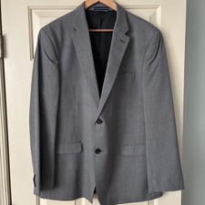 Tommy Hilfiger Men's 100 Wool Sport Coat Blazer Gray Size 44R