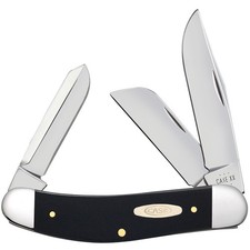 CASE XX KNIVES BLACK SYNTHETIC SOWBELLY TB2339 SS (22574) POCKET KNIFE