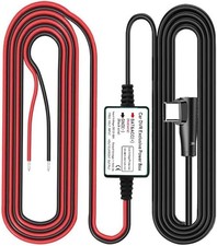 Dash Cam Hardwire Kit, Type C USB Port, DC 12V - 24V to 5V/2.5A Max Car...