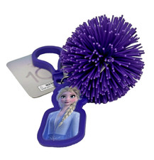 Disney 100 Koosh Bag Clip Elsa Frozen II Purple NWT Fidget Toy