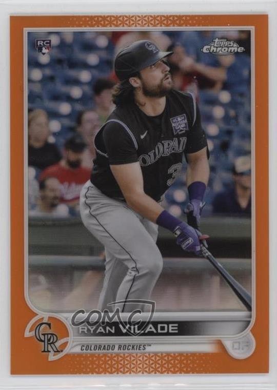 2022 Topps Chrome Orange Refractor 16/25 Ryan Vilade #85 19bb