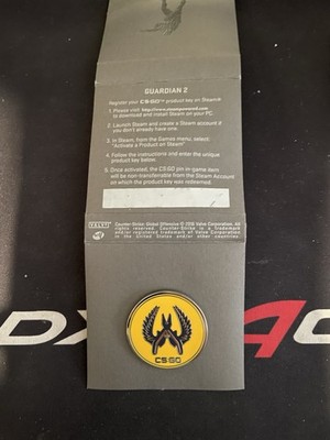 CS:GO Series 2 Collectible Pin   Guardian 2 Genuine + Unused Ingame Code