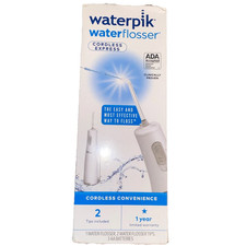 Waterpik Waterflosser Cordless Express WF-02W011 White New In Open Box