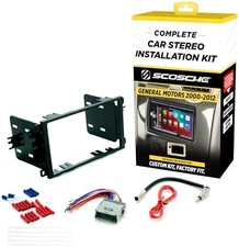 Double DIN Radio Dash Kit for GM Vehicles 1992 2012