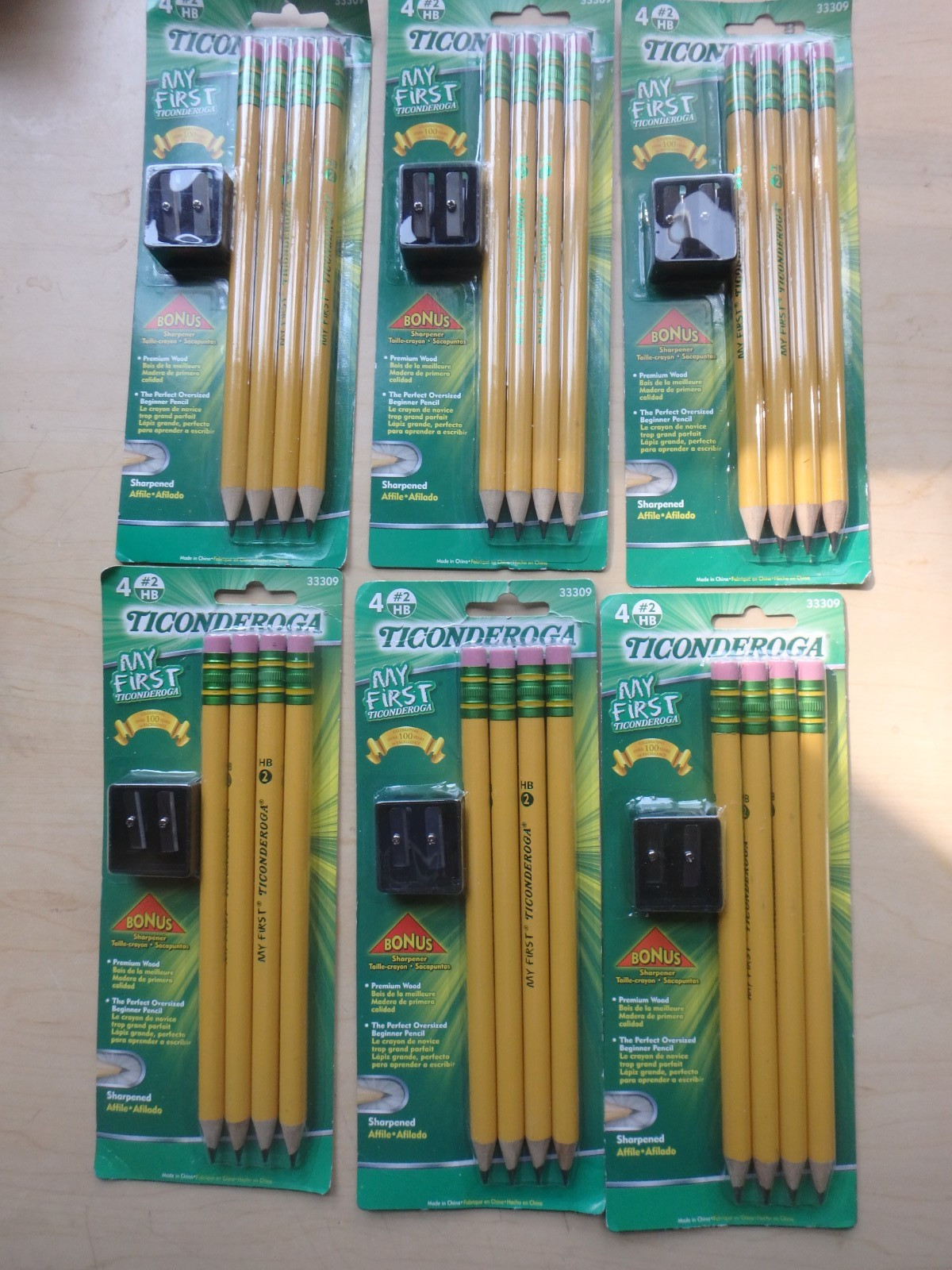 S Lot Of 6 Packs Of 4 Pencils X33309