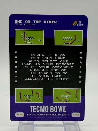 2026 Bo Jackson Battle Arena Tecmo #PL23 One Or The Other SP Play