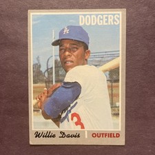 1970 Topps #390 Willie Davis Los Angeles Dodgers