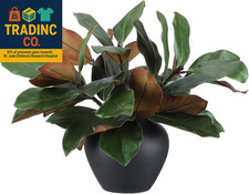 6 Pcs Magnolia Artificial Leaves Branches 3D Magnolia Pick Real Touch Faux Stems