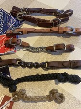 Western Riding Job Lot 7 Bit Hobbles Curb Straps Reinsman Wildhorn Martin + More