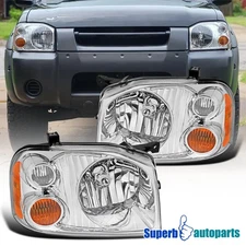 For 2001-2004 Frontier Headlights Lamps OE Style Replacement Left+Right 01-04