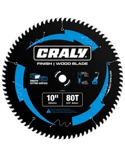 10 Inch 80 Teeth Ultra Fine Finish Wood Cutting Circular Saw Blade, 5/8 Inch ...