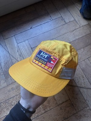 Hally Hansen Sea Gear 1877 SnapBack Schirmmütze USA VINTAGE gelb.
