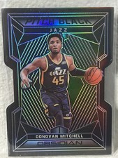 2019 Panini Obsidian Pitch Black Electric Etch Purple /50 Donovan Mitchell #27