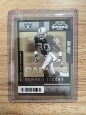 2004 Playoff Contenders Jerry Rice #73 Season Ticket Oakland Raiders NFL