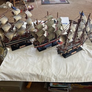 3VTG Ships  Mayflower Cutty Sark Sea Witch Constitution SEE DESCRIPTION!!!
