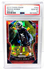 2019 Prizm RED ICE REFRACTIVE TRAVIS HOMER RC Rookie Card PSA 10 GEM MINT
